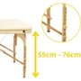 Массажный стол 4FIZJO Massage Table Wood W60 Beige (TABLEW60BEIGE)