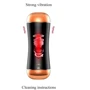 Мастурбатор с двумя входами и вибростимуляцией BOSS Vibrating Masturbation Cup USB 10 function + Interactive Function, BS6300030