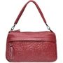 Женская сумка через плечо Borsa Leather красная (K1840-red): Пол Женский