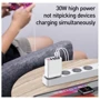 Зарядное устройство Baseus USB Wall Charger 4xUSB 2.4A Mirror Lake White (CCJMHB-B02): Тип сетевое