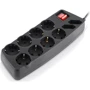 Сетевой фильтр REAL-EL RS-10 Protect 5 м Black (EL122300040): Количество розеток, шт 10