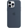 Чохол для iPhone Apple for iPhone 14 Pro Max Silicone Case with MagSafe Storm Blue (MPTQ3) : Матеріали Силикон