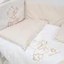 Набор для детской кроватки Twins Dolce Loving bear бело-бежевый 4075-DLB-02