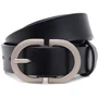 Женский ремень Borsa Leather черный (CV1ZK-105bl-black)