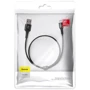 Кабель Baseus USB Cable to Lightning Halo Data 2.4A 25cm Black (CALGH-D01) фото 7
