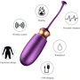 Виброяйцо с подогревом BOSS FoxShow Love Egg Purple