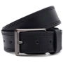 Мужской ремень Borsa Leather черный (125vfx80-black)