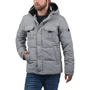 Куртка Jack & Jones 38299105 54 сіра зимова з капюшоном: Фасон Стьобаний