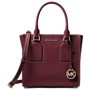 Женская сумка тоут Michael Kors бордовая (192317871593)