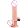 Насадка с вибрацией LoveToy Pleasure X-Tender Vibrating Penis Sleeve Flesh Add 2", Flesh