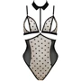Боди Passion DOMINICA BODY beige/black XXL/XXXL