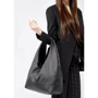 Женская сумка хобо Sambag HOBO L черная (53300001): Стиль Повседневный (Casual)