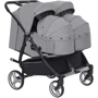 Универсальная коляска 2 в 1 для двойни Carrello Connect Ink Gray (CRL-5502/1): Материал колес EVA