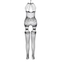 Бодистокинг с множеством бретелей Passion BS095 One Size red