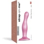 Фаллоимитатор Strap-On-Me Dildo Plug Curvy M Rose Dragee Metallic