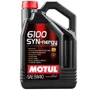 MOTUL 6100 Syn-nergy 5w40 5л (368351): Тип Синтетическое