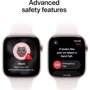 Apple Watch Series 11 GPS 46mm Rose Gold Aluminium Case with Light Blush Sport Band - M/L (MEV74)