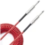 Инструментальный кабель D'addario PW-CDG-30RD Coiled Instrument Cable - Red (9m): Тип Инструментальный