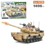 Конструктор Американський боевой танк M1 Abrams 1496 деталей (XJ-787B)