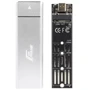 Аксессуар для накопителя Frime для M.2 NGFF SATA Metal USB 3.1 (TYPE-C) Silver (FHE221.M2UC): Тип аксессуара Внешний карман