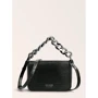 Женская сумка кросс боди Guess Tullia Mini Crossbody Flap черная (HWKM8382780-BLA)