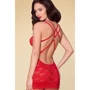 Комплект Obsessive 860-CHE-3 chemise, S/M красный