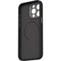 Чехол для iPhone Moshi Napa Slim Hardshell Case Midnight Black (99MO231104) for iPhone 15 Pro Max: Материалы искусственная кожа