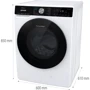 Пральна машина Gorenje WNS1X4ARTWIFI/PL: Завантаження білизни (прання), кг 10.5