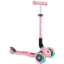 Самокат GLOBBER серии JUNIOR FOLDABLE LIGHTS пастельно-розовый с цветами (433-210): Максимальная допустимая нагрузка, кг 50