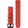 Ремешок Garmin QuickFit 22 Watch Bands Laser Red with Black Stainless Steel Hardware (010-12901-02)