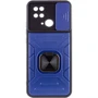 Чохол для телефона Mobile Case Camshield Flash Ring Blue для Xiaomi Redmi 10C: Матеріал TPU (Термополиуретан) і полікарбонат