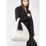Женская сумка хобо Sambag HOBO L серый шёлк (53300030): Материал Искусственная кожа