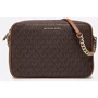 Женская сумка кросс боди Michael Kors JET SET LG EW CROSSBODY темно-коричневая (32F1GJ6C7B200)