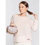 Женская сумка-сэтчел GUESS RETOUR MINI TOP HANDLE FLAP WHI - WHITE белая (HWCG8664780-WHI): Фактура Матовая, Под змею