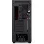 Корпус ZXT H710 Black-Red (CA-H710B-BR): Материал передней панели сталь
