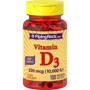 Piping Rock High Potency Vitamin D3 10000 IU 100 Softgels Высокоэффективный комплекс витамина D3