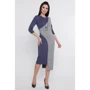 Сукня FashionUp PL-1753A 42 синє повсякденне подовжене міді