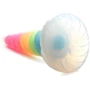Фэнтезийный фаллоимитатор Creature Cocks Luminescent Rainbow Silicone Dildo