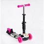 Детский самокат 5 в 1 Best Scooter LS-04588 Розовый: Максимальная допустимая нагрузка, кг 20