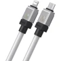 Кабель Baseus Cable USB-C to Lightning CoolPlay Series Fast Charging 2m White (CAKW000102) фото 4