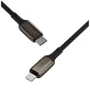Кабель Proove Cable USB-C to Lightning Dense Metal 27W 1m Black (CCDM27002101): Тип USB-C - Lightning