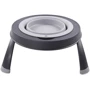 Миска одинарная Dexas Single Elevated Feeder-LG на складной подставке маленькая 360 мл светло-серая (PW130432429): Особенности Противоскользящее основание, Походная, С подставкой