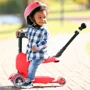Самокат MICRO Mini2go Deluxe Plus - Розовый (до 50 kg, до 20 kg с сидением, 3-х колесный) MMD033 фото 7