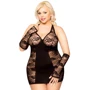 Пеньюар SoftLine - Andrea, Plus Size, XXL (black)
