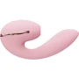 Вакуумный вибратор KisToy Tina Mini Pink, вагинально-клиторальный