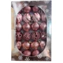 Набор елочных шаров Stenson 6 см 24 шт Розовые (R90667 pink)