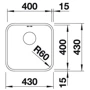 Blanco Supra 400-u 518201
