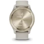 Смарт-часы Garmin Vivomove Trend Cream Gold Stainless Steel Bezel with French Grey Case and Silicone Band (010-02665-02): Время работы до 5 дней (Smartwatch mode)
