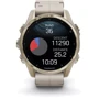 Смарт-часы Garmin Fenix 8 AMOLED 43mm Sapphire Soft Gold with Limestone Leather Band (010-02903-40): Особенности Функция звонка, Динамик (громкая связь), Встроенный микрофон, Тактические, Термометр, Барометр, Компас, Фонарик, Металлический корпус, С сапфировым стеклом, Влагозащищенные, Большой экран, Бесконтактн