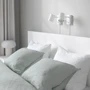Каркас кровати с 2 корзинами ІКЕА MALM 180х200 см белый (691.761.67) фото 3